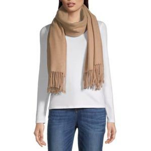 Camel Liz Claiborne Cashmere-Like Scarf